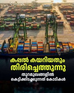 കയറ്റുമതി പ്രതിസന്ധി: തുറമുഖങ്ങളിൽ കോടികൾ കെട്ടിക്കിടക്കുന്നു