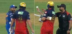 ബാറ്റിങ്ങിനിടെ പന്ത് വിട്ടുകൊടുക്കാതെ ടിം ഡേവിഡ്; നാടകീയ രംഗങ്ങൾ