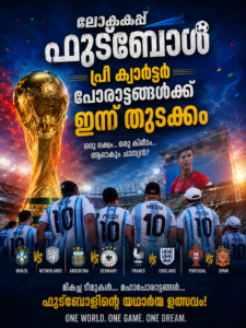 ലോകകപ്പ് ഫുട്ബോൾ: പ്രീ ക്വാർട്ടർ പോരാട്ടങ്ങൾക്ക് ഇന്ന് തുടക്കം